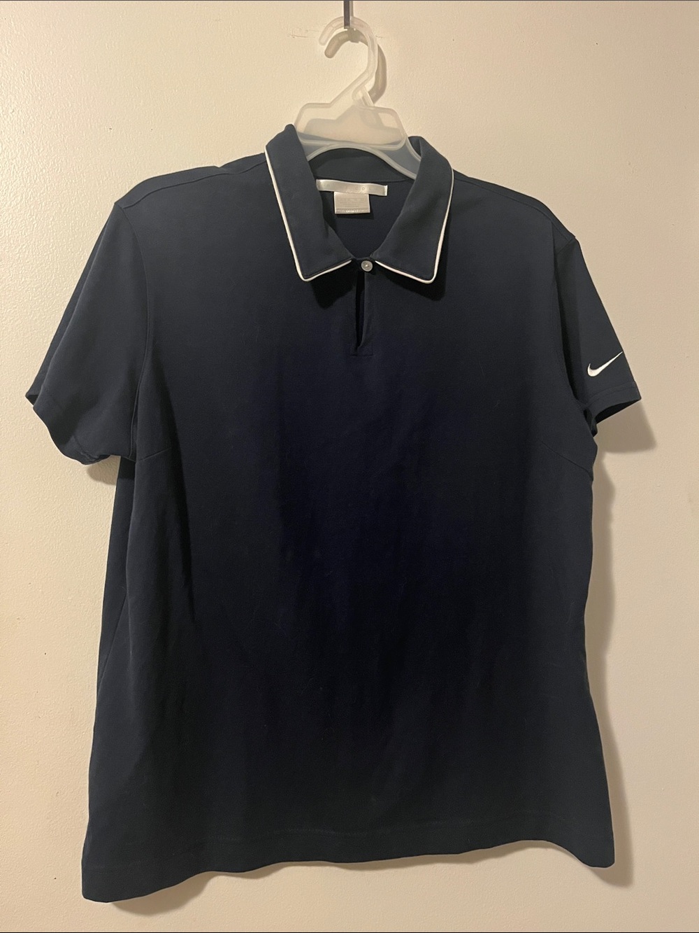 Nike Golf Women’s Navy Polo with White Trim